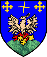 The Tullamore Crest, featuring the phoenix. Via Wikipedia.