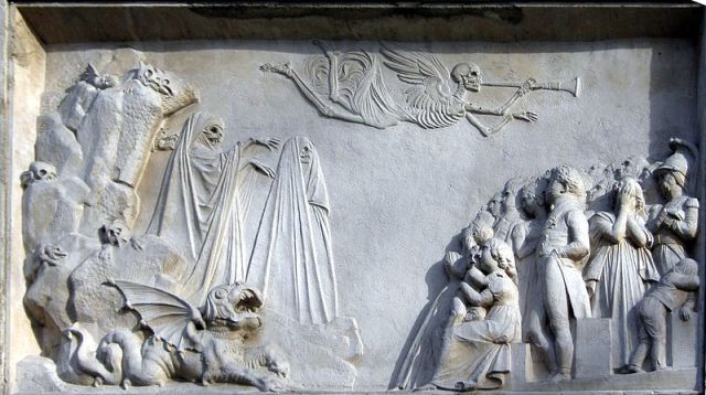 Detail of Robertson's gravesite in Paris, France. (Via Wikipedia)