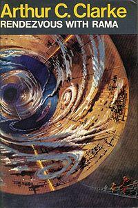 The interior of Rama, as illustrated on the cover of the 1st UK edition of the novel.  Via Wikipedia.