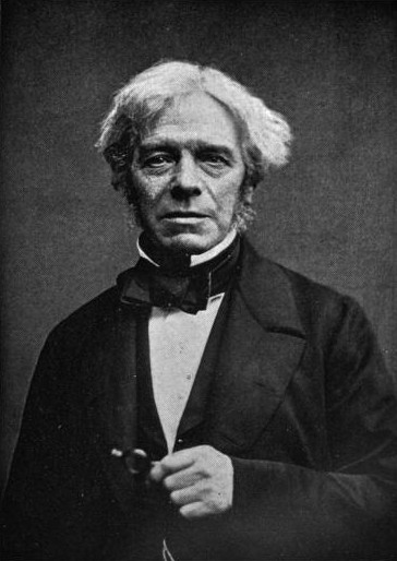 Michael Faraday, around 1861, via Wikipedia.
