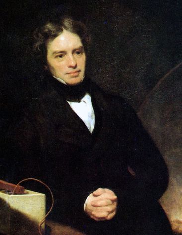 Portrait of Michael Faraday, 1842.  Via Wikipedia.