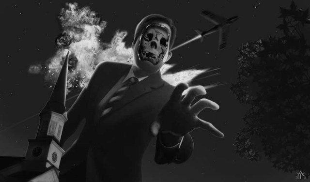 You don't want the Lost Skeleton angry.  You wouldn't like him when he's angry.  Unfortunately, he's always angry.