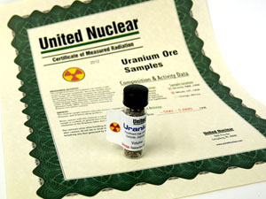 Certificate, schmertificate.  The real certification comes in Geiger clicks.