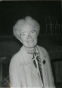 Kathleen Lonsdale, in 1968, via Wikipedia.