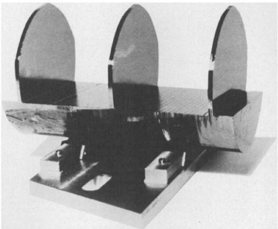 Photograph of a Bonse-Hart interferometer.