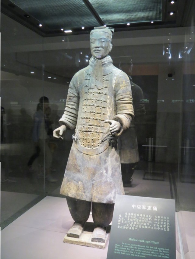 A middle-ranking officer.