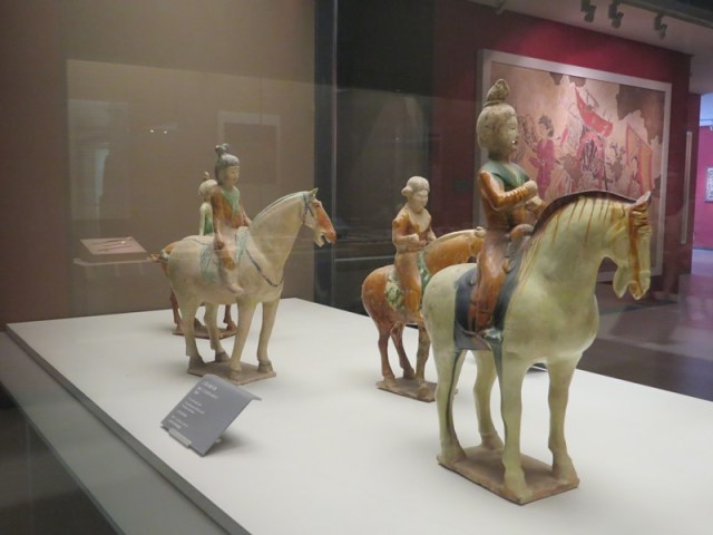 Tri-colored lady riders.